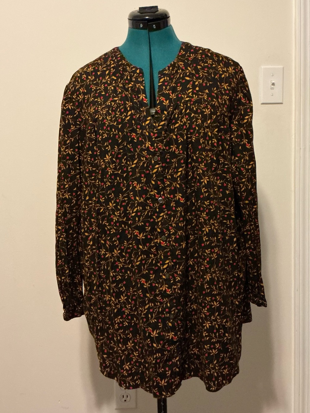 Flower print tunic